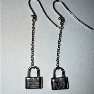 Tiffany & Co. Silver Padlock Earrings
